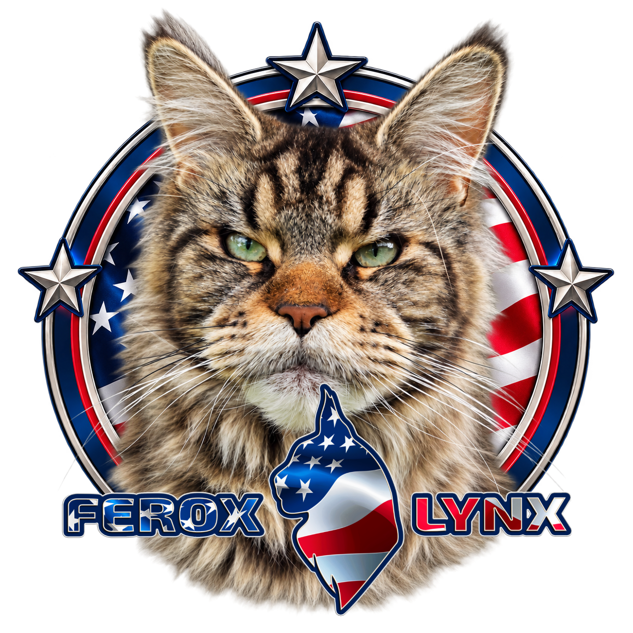 SE*Ferox Lynx Cassili, Maine Coon – profilporträtt